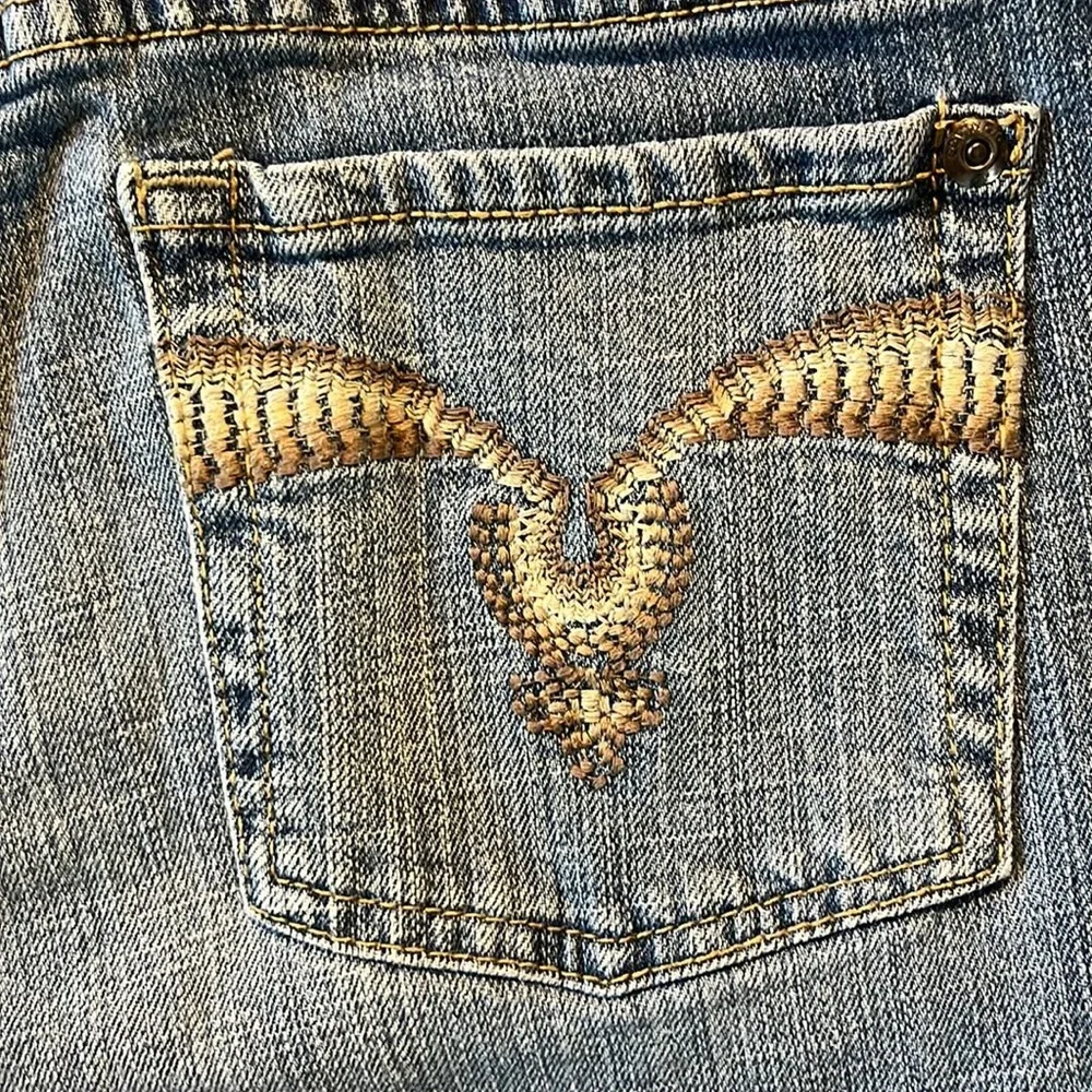 Covington  Capri jeans  medium blue   Wide cuff  ankle pants  Vintage  Size 4 - Picture 5 of 7
